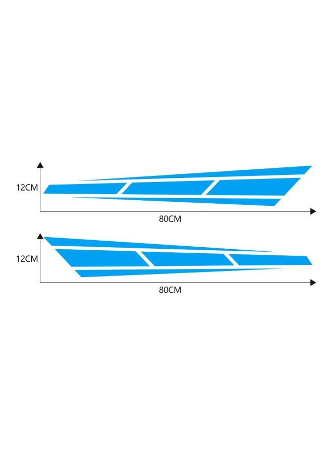 NIBEMINENT 2-Piece Car Bonnet Sticker Set - Image 2