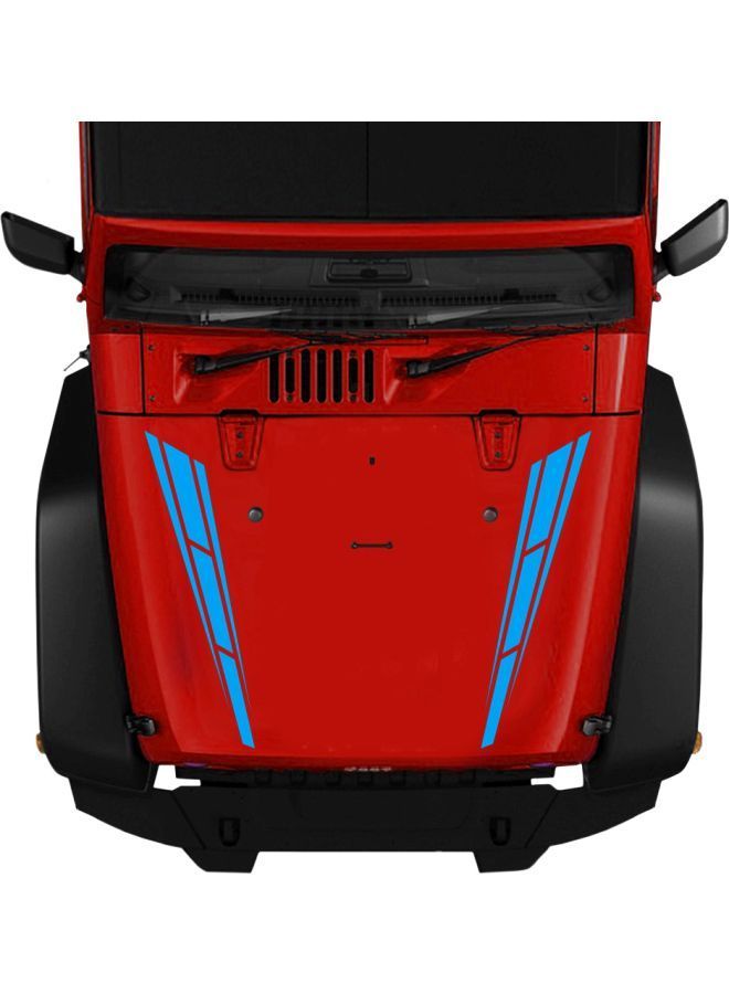 NIBEMINENT 2-Piece Car Bonnet Sticker Set - Image 4