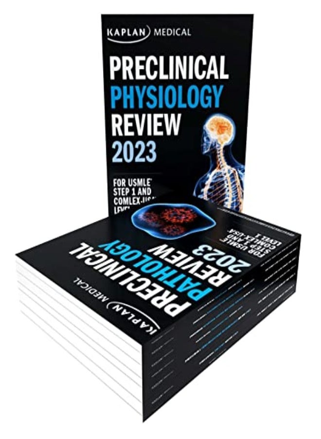 Preclinical Medicine Complete 7Book Subject Review 2023 by Kaplan Medical Paperback 