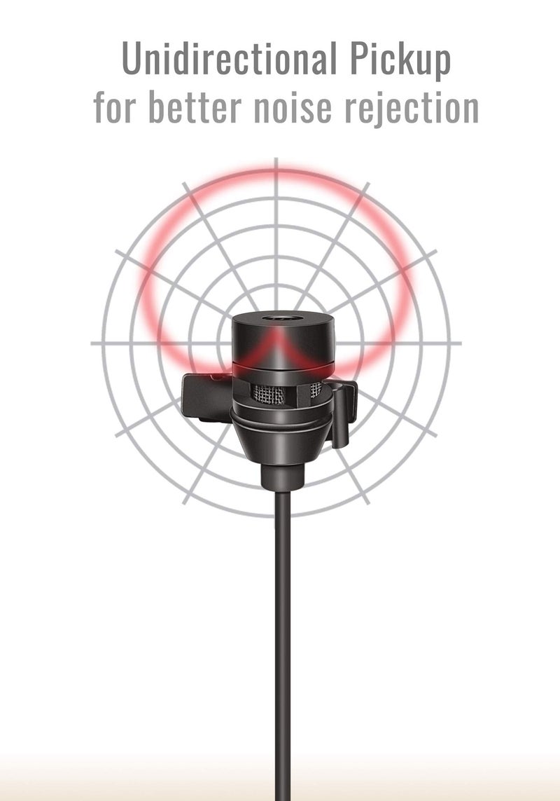 AHUJA MTP-20 Lavalier Microphone for mobie Phones,Video Recording etc - Image 3