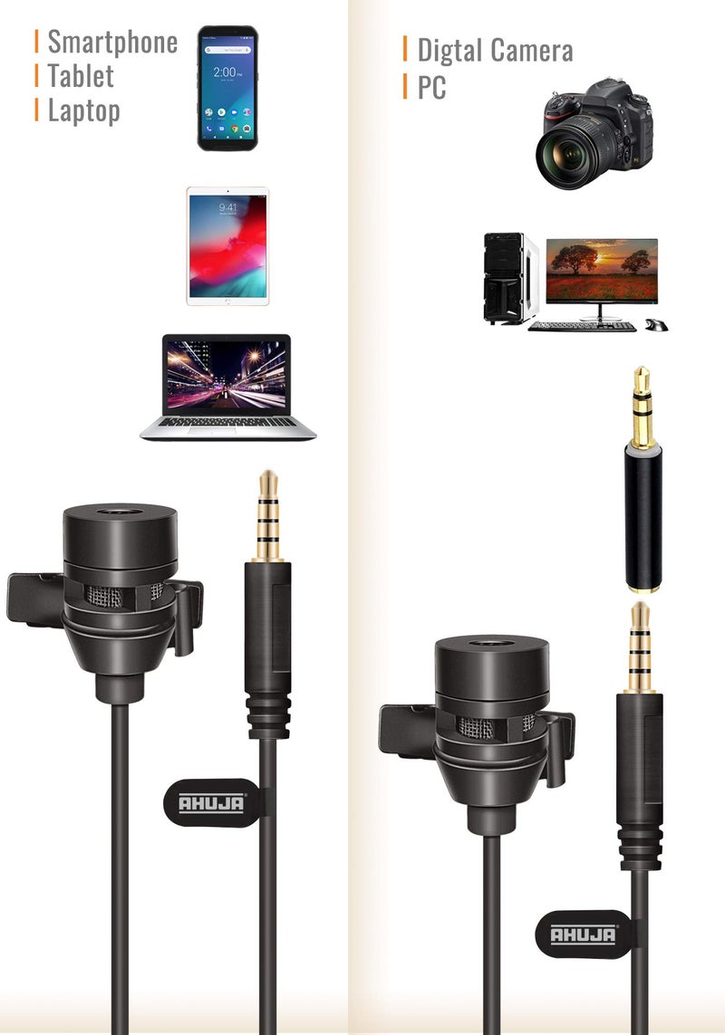 AHUJA MTP-20 Lavalier Microphone for mobie Phones,Video Recording etc - Image 4