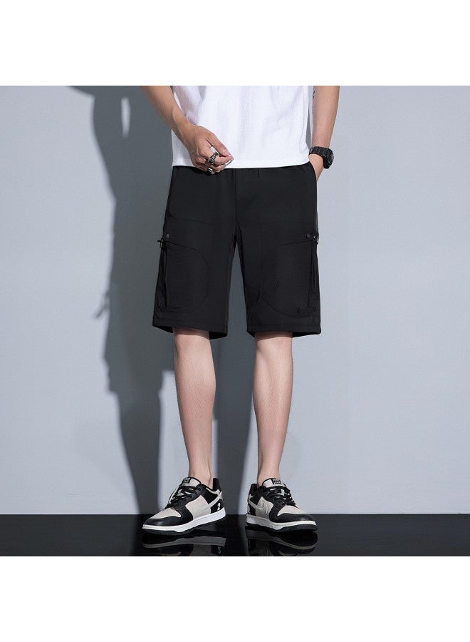 EPTISON 2025 Summer Men's Casual Pants - Versatile Loose Fit Straight-leg Shorts - Image 4