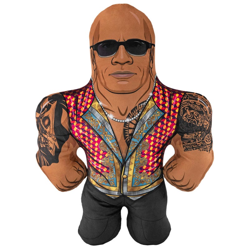 Bleacher Creatures WWE Dwayne The Rock Johnson Final Boss 24 Bleacher Buddy Soft Plush Toy - Image 3
