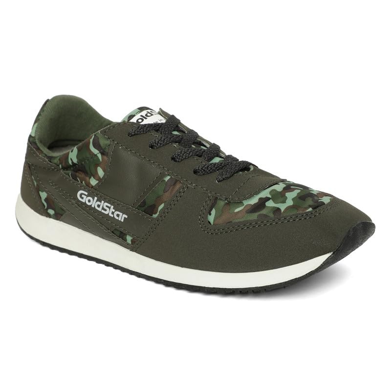 Gold Star GOLDSTAR 032 Men’s Latest Stylish Casual Sneakers Shoes | Lace-Up Lightweight Sports Running Shoes for Men | Comfortable Walking, Gym Training, Trekking, Hiking, Jogging, Footwear - Image 4