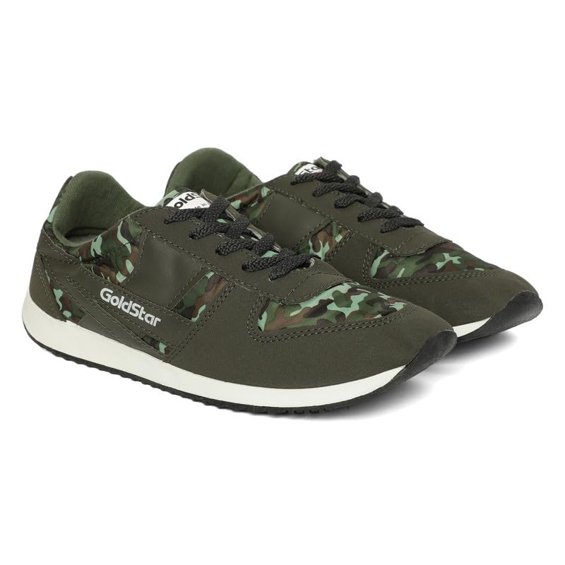 Gold Star GOLDSTAR 032 Men’s Latest Stylish Casual Sneakers Shoes | Lace-Up Lightweight Sports Running Shoes for Men | Comfortable Walking, Gym Training, Trekking, Hiking, Jogging, Footwear - Image 1