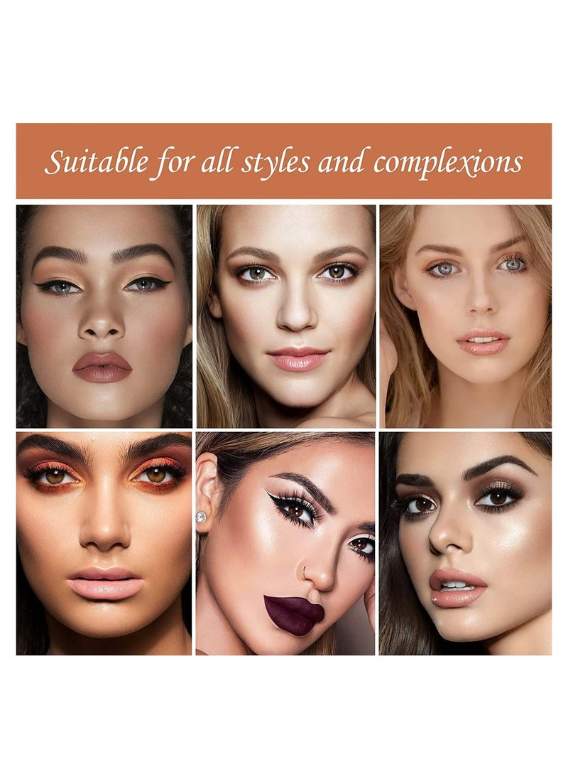 SYOSI - Highlight Contour Stick 6 Colors 2 in 1 Dualended Makeup Shading Stick MultiColor Concealer Shadow Pen 3D Body Face Brightens Shades Pencil Contour Concealer Highlighter Stick (3 Pcs) - Image 1