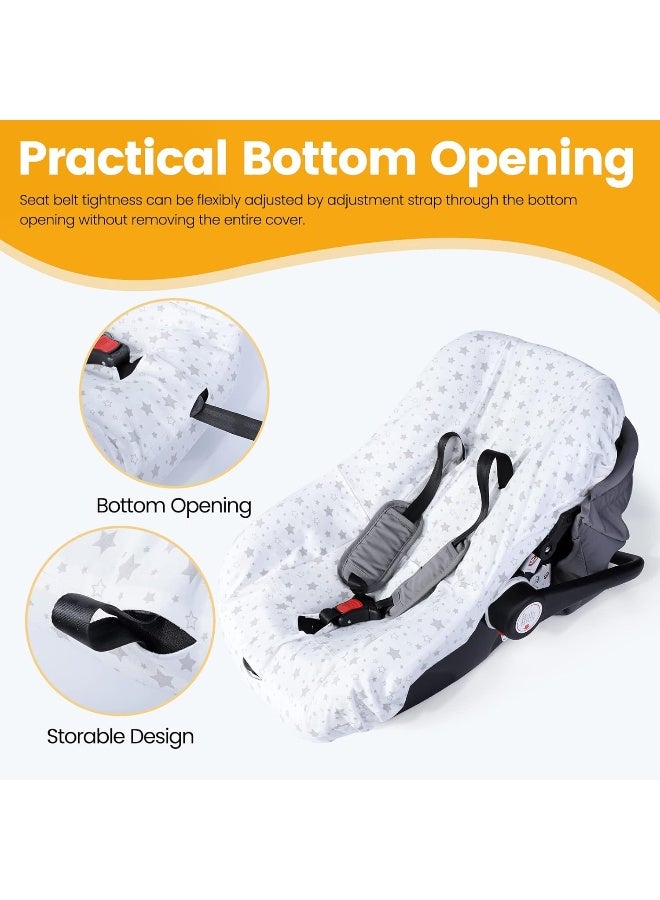 Orzbow 100% Cotton Universal Carseat Cover, Breathable, Prevents Wear & Dirt, Suitable for Car, Truck, Van, SUV, Minivan - Image 5