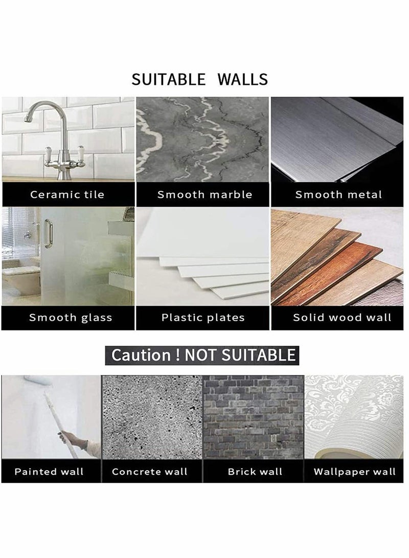 Excefore Towel Holder, Self Adhesive Towel Hand Towel Rail, Stainless Steel Hand Towel Holder for Bathroom - Image 5