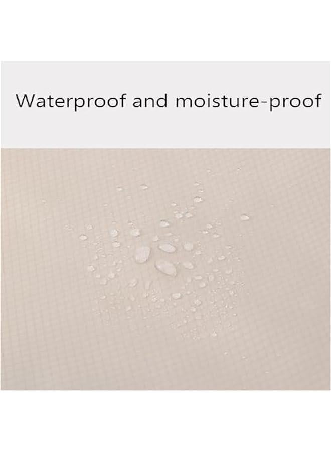 ميكسد مكعبات التعبئة للسفر - 7 مجموعات من حقائب تنظيم الأمتعة للعائلة، مكعبات تعبئة شبكية مسامية لحقائب السفر، مجموعة حقائب متينة لأساسيات السفر، حقائب حمل (بيج) - Image 4