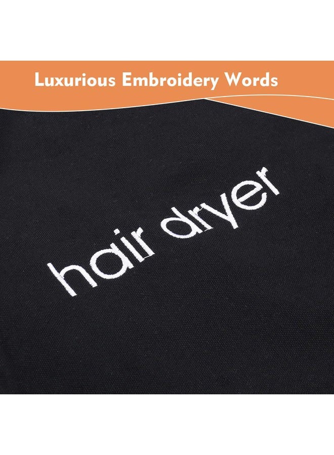 ERKXD Hair Dryer Bags Drawstring Bag Container Hairdryer Bag for travel bathroom (Light Grey) - Image 3