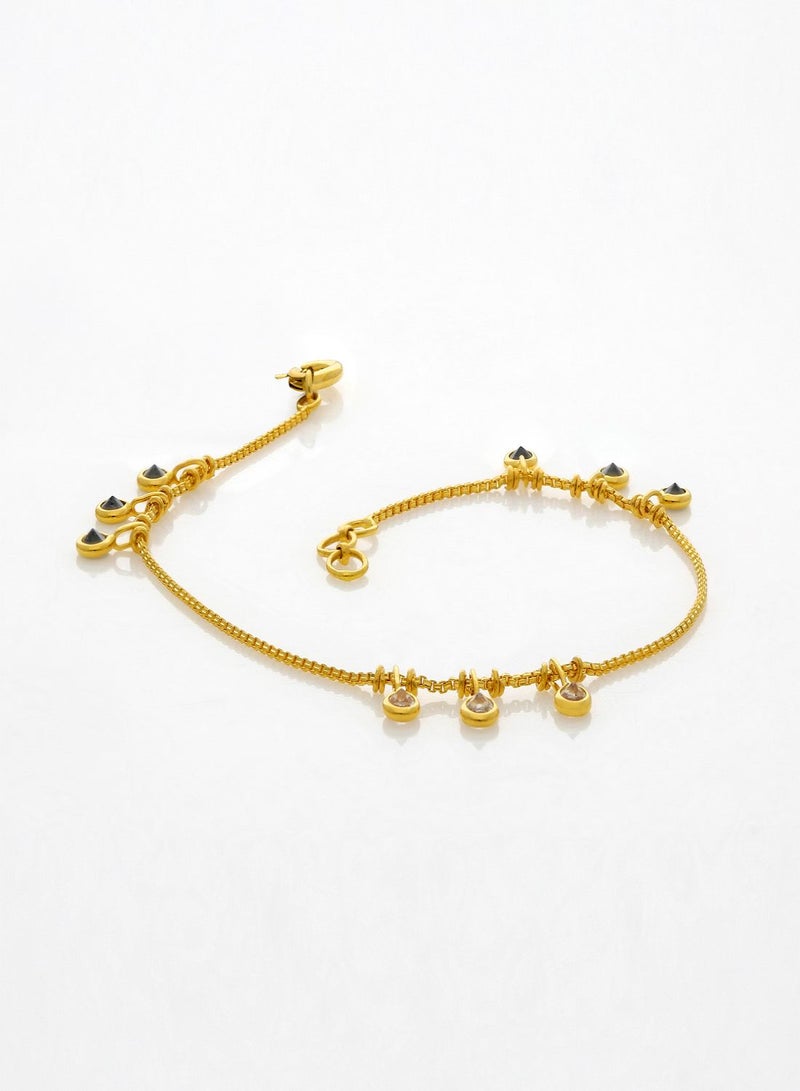 Malabar Gold and Diamonds سوار ذهب عيار 22 قيراط 916 BRZNS17963AE - Image 3