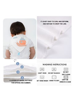 Muslin Tree Baby Four-Layer Sweat-Absorbent Cotton Towel  - Image 3
