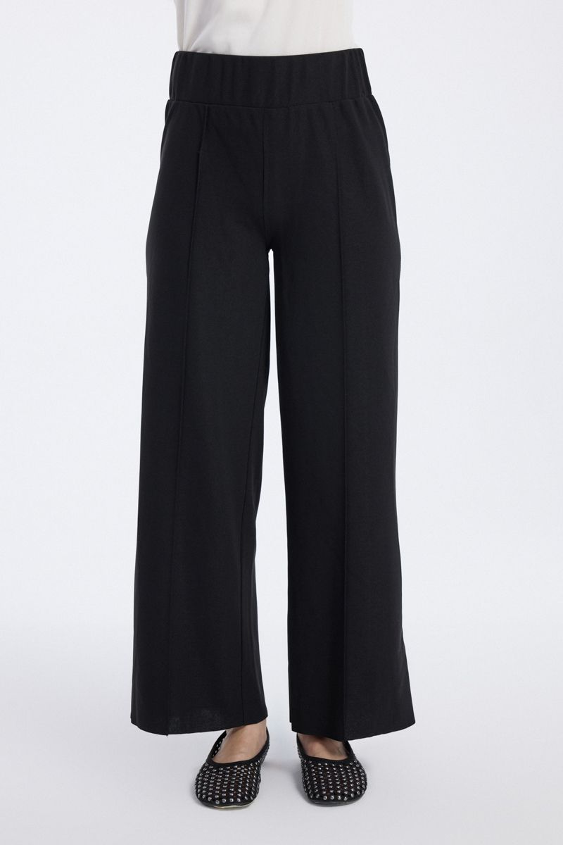 RINA Wide Leg Pants with Back Pockets - Image 1