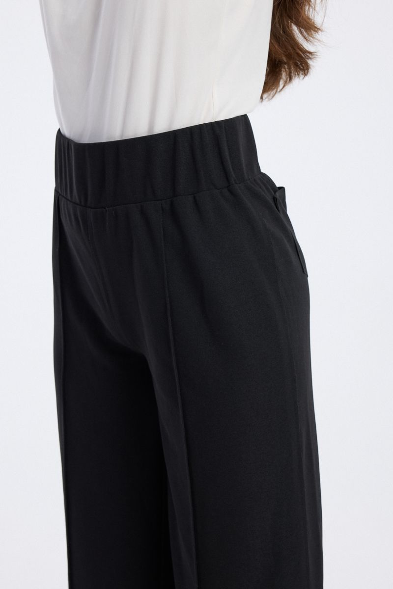 RINA Wide Leg Pants with Back Pockets - Image 4