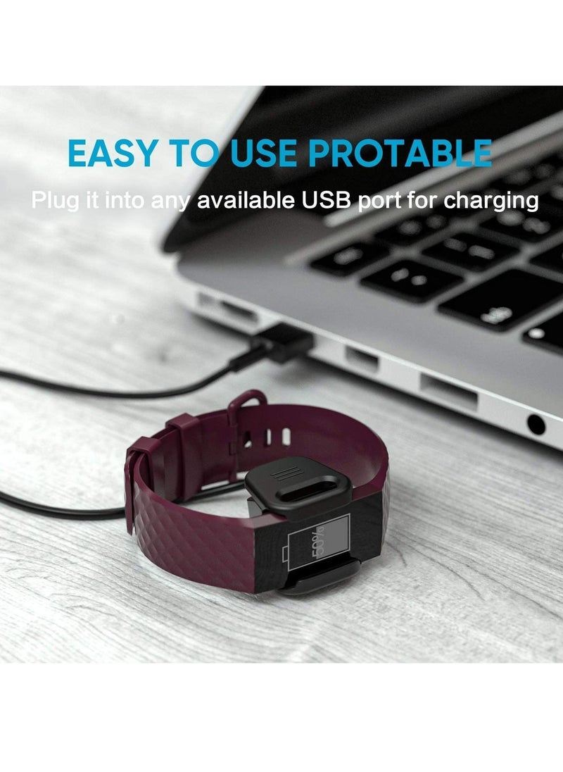 Y&D - Charger Compatible With Fitbit Charge 4 / 3, Replacement USB Charging Cable Cord, Clip Dock Accessories Adapter for 4/Charge 3 Fitness and Activity Tracker(1 Piece) - Image 1