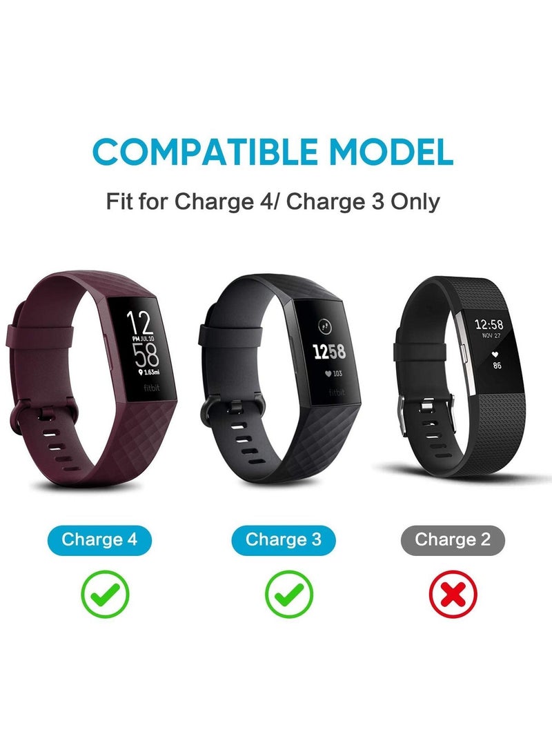 Y&D - Charger Compatible With Fitbit Charge 4 / 3, Replacement USB Charging Cable Cord, Clip Dock Accessories Adapter for 4/Charge 3 Fitness and Activity Tracker(1 Piece) - Image 1