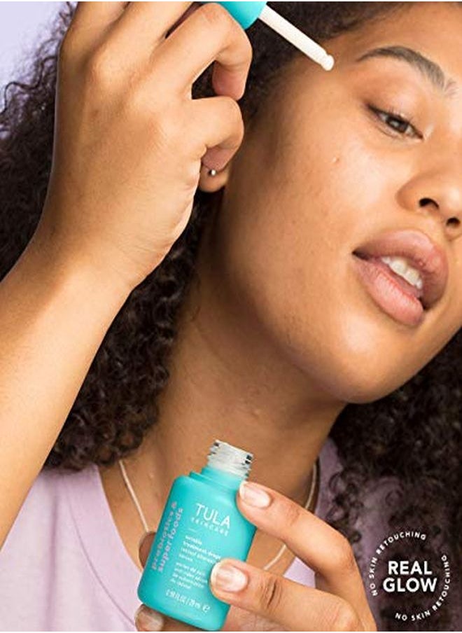 TULA Skin Care Wrinkle Treatment Drops | Skincarefirst Dry Oil Serum Minizimes The Look Of Wrinkle & Fine Lines | 098 Fl Oz  - Image 4