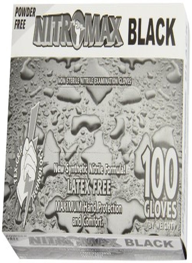 Emerald 1083-B Nitrile Exam Glove, 5ml, Black - Image 3