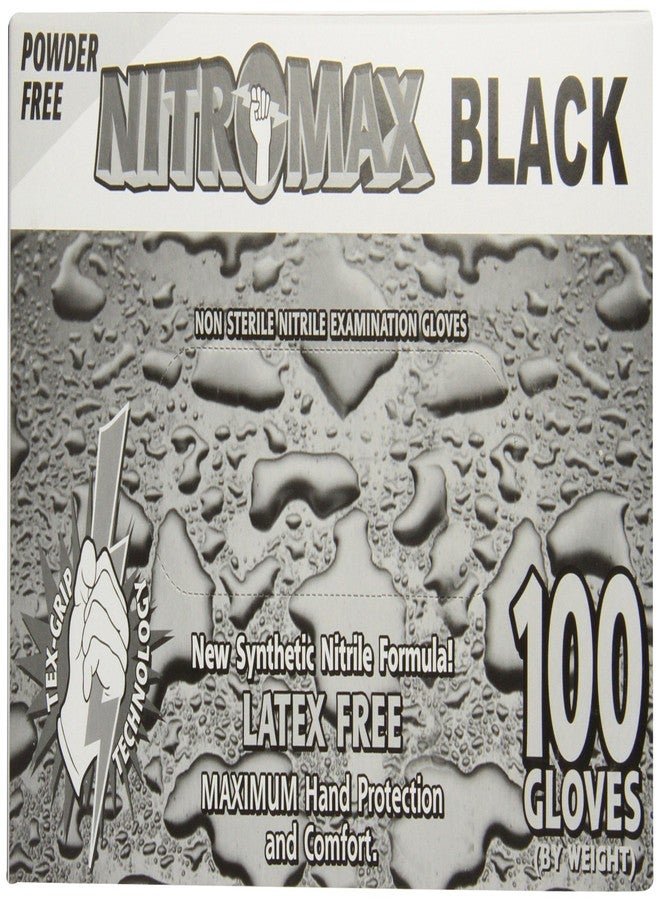 Emerald 1083-B Nitrile Exam Glove, 5ml, Black - Image 1