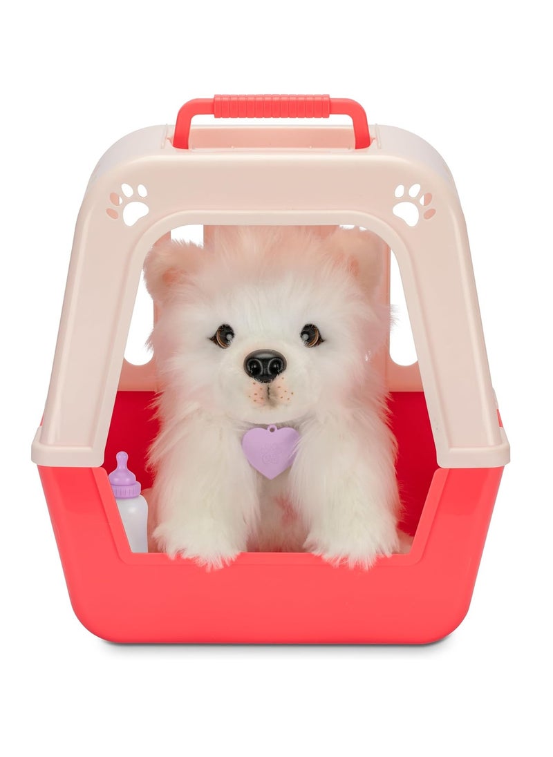 LITTLE LIVE PETS - My Really Real Puppy - Luna; Interactive Puppy; 60+ Sounds/Reactions; Realistic Look; 1 out of 72 Variants; Playset with Transport Box; Batteries Included; Ages 5+ - Image 1