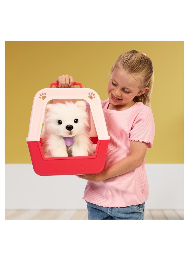 LITTLE LIVE PETS - My Really Real Puppy - Luna; Interactive Puppy; 60+ Sounds/Reactions; Realistic Look; 1 out of 72 Variants; Playset with Transport Box; Batteries Included; Ages 5+ - Image 1