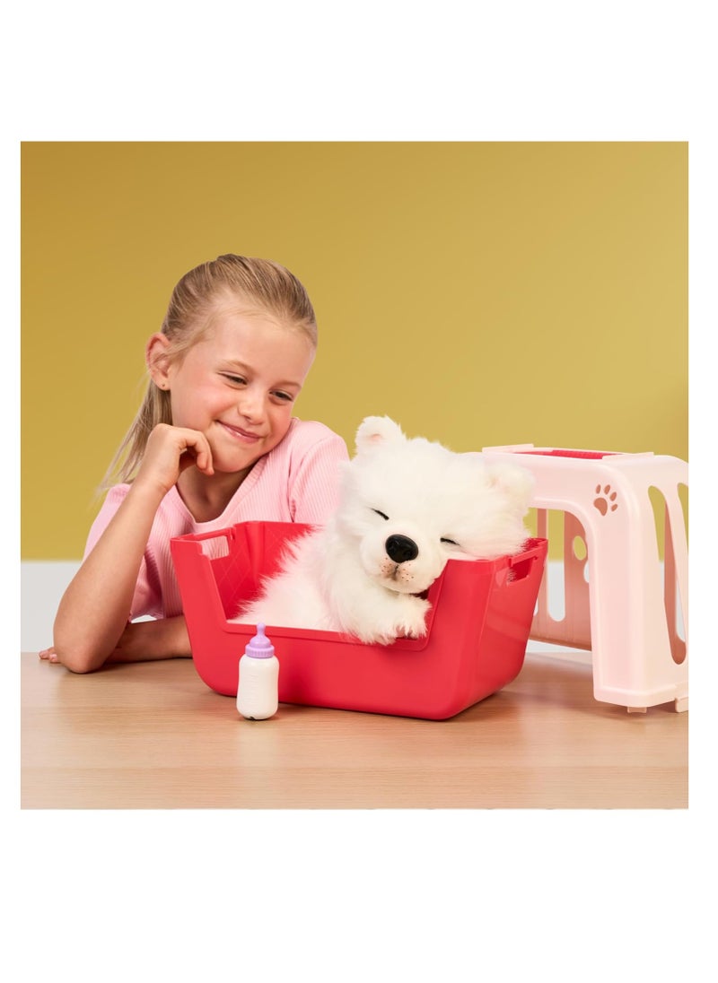 LITTLE LIVE PETS - My Really Real Puppy - Luna; Interactive Puppy; 60+ Sounds/Reactions; Realistic Look; 1 out of 72 Variants; Playset with Transport Box; Batteries Included; Ages 5+ - Image 1