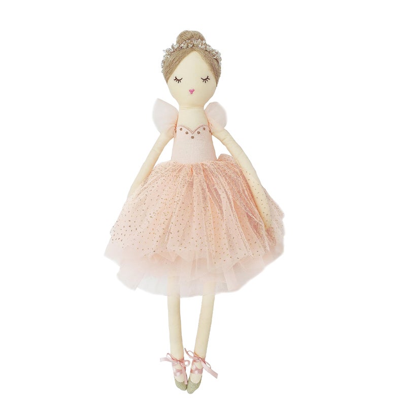 MON AMI Belle The Ballerina Stuffed Doll – 22”, Plush Ballerina Doll for Girls, Use as Toy or Room Decor - Image 1