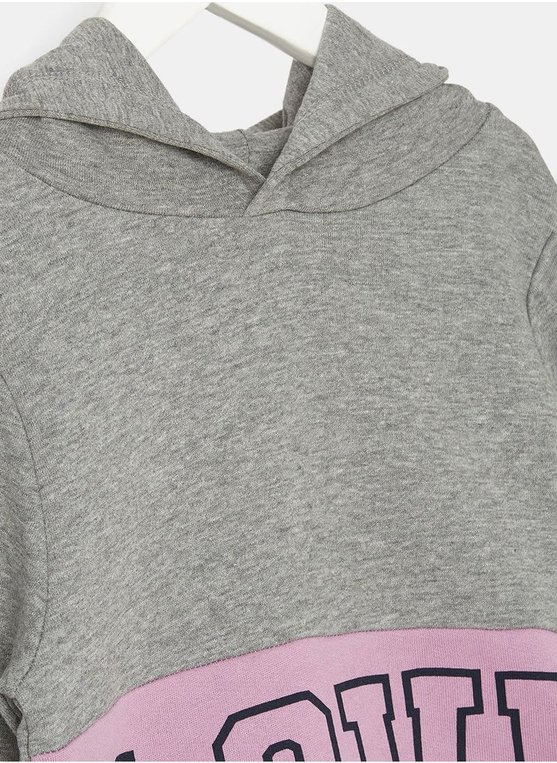 NAME IT - Kids Color Block Relaxed Hoodie - Image 1