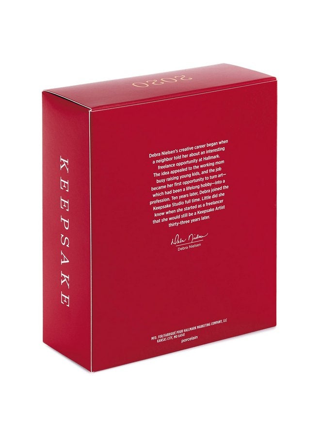 هولمارك إطار صور من البورسلين لزينة عيد الميلاد التذكارية من Hallmark لعام 2020 وتاريخها يستحق الانتظار - Image 4