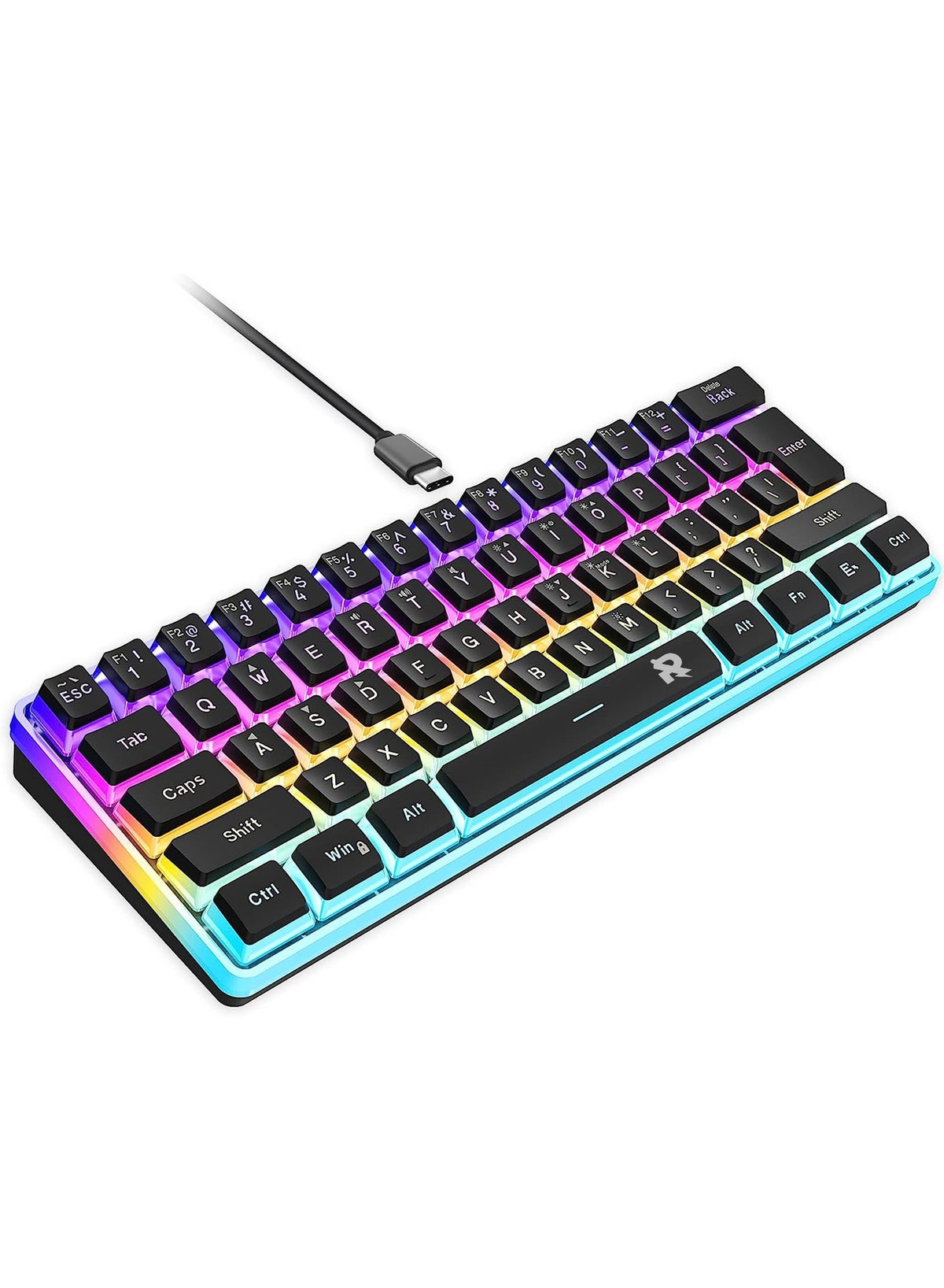 روك باو Rockpow 60 Hotswap Mechanical Feeling Gaming Keyboard