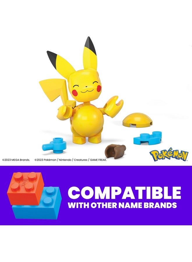Mega Brands MEGA Pokémon Building Toys Set Pikachu & Zubat with 40 Pieces, 2 Poseable Characters and Poké Ball, 2 Inches Tall, for Kids - Image 2