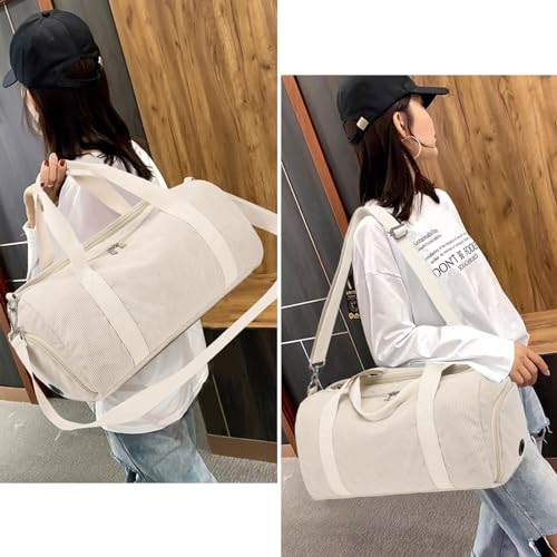 BTOOP Duffle Bag for Gym Sports Women Girls Workout Travel Bag Weekender with Shoe Compartment and Wet Pocket - Image 3