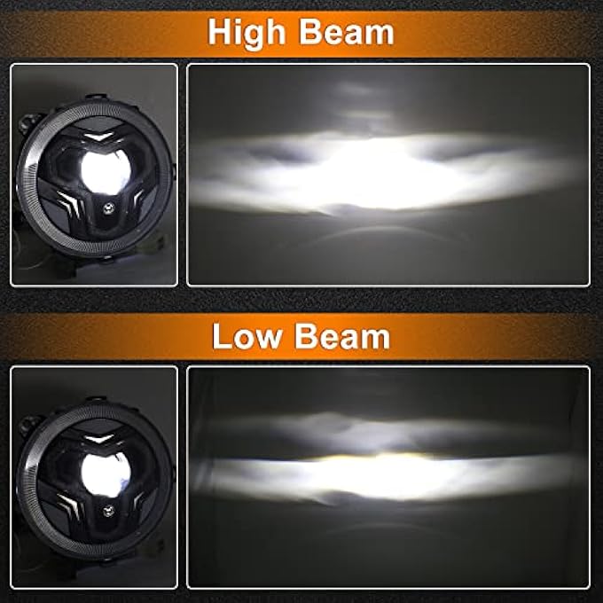 ريحني مصابيح أمامية Jl مقاس 9 بوصات RGB مع هالة بيضاء متعددة الوظائف DRL لسيارة Jeep Wrangler Jl Sahara Rubicon 2018-2023 Gladiator Jt - Image 5