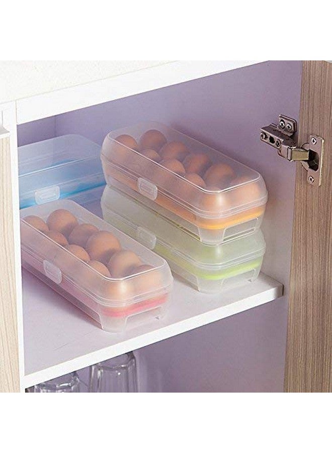 CSM ® Plastic Tray Storage Box for 10 Eggs (TRANSPARENT) - Image 1