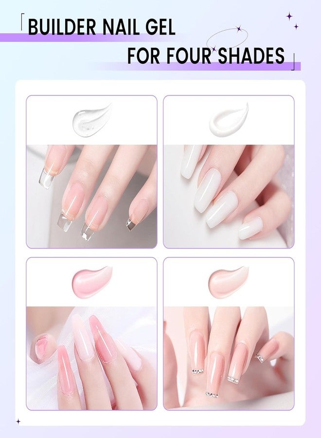 AOBOO Hard Gel Builder Gel for Nails Long-lasting Strong Clear 3D Sculpting for Nail Extension 5.3fl.oz (clear, 5.3fl.oz) - Image 5