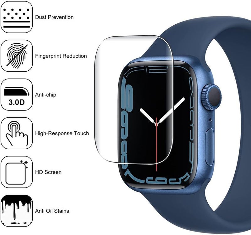 HELLOSCREEN 2-Pack| Screen Protector/Guard for boAt Wave Call 2 1.83” Smartwatch -Not A Tempered Glass - Image 2