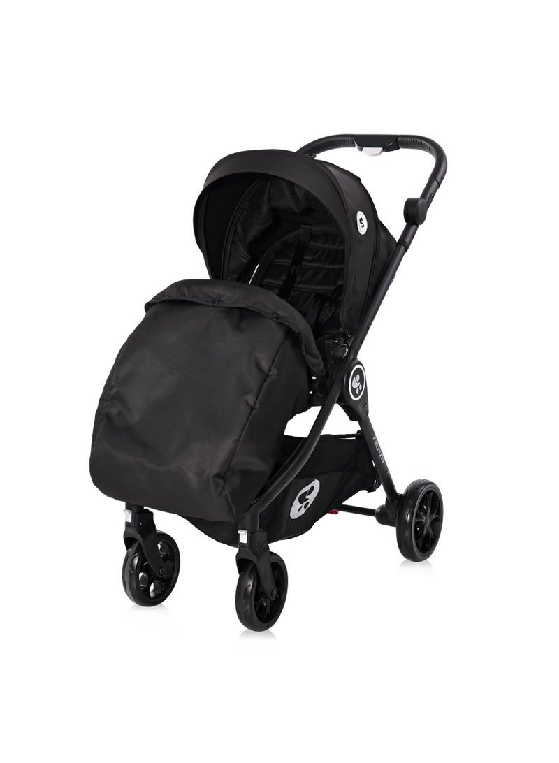 لوريلي عربة أطفال باتريزيا باللون الأسود - Image 5