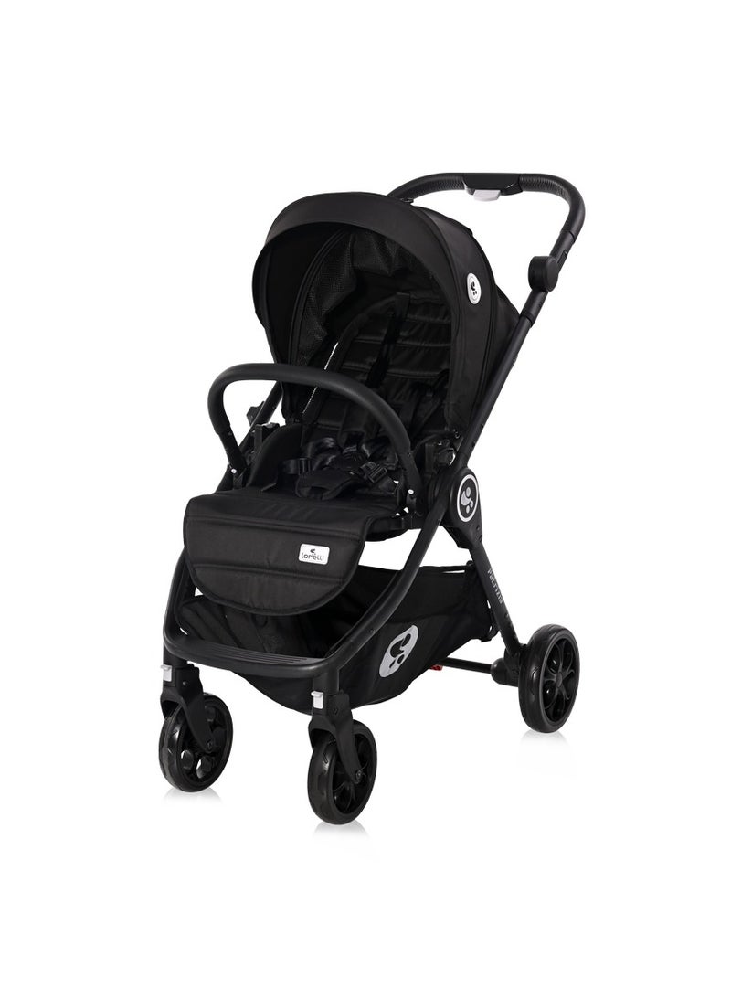 لوريلي عربة أطفال باتريزيا باللون الأسود - Image 4