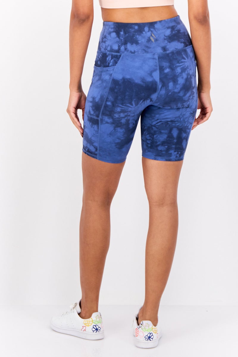 SKECHERS Women Sportswear Fit Training Shorts, Navy - Image 2