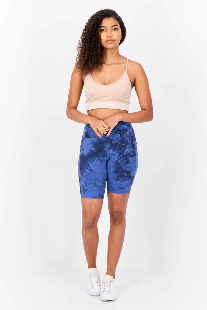 SKECHERS Women Sportswear Fit Training Shorts, Navy - Image 4