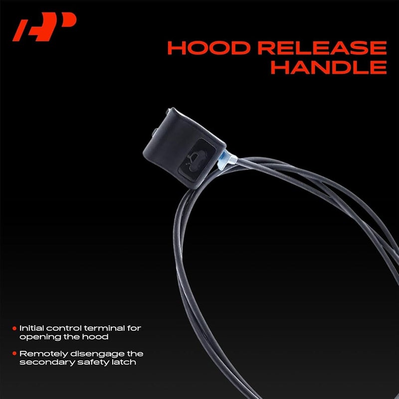 A-Premium 65.7 inch Front Hood Latch Release Cable with Handle - Image 3