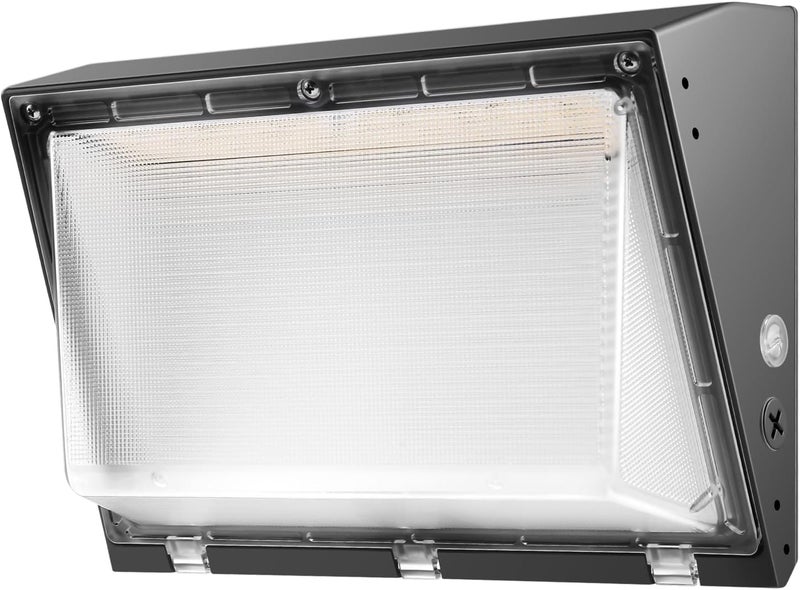 WHLED Dimmable 80W LED Wall Pack Light with Dusk to Dawn Photocell, 100-277V 11200LM 400-600W HPS/HID Equiv., 5000K Daylight Outdoor Security Lighting, UL Commercial Wall Mount Lights for Warehouse - Image 1