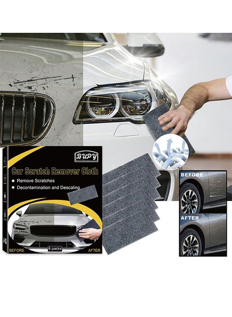 Nano Flash Cloth Car Scratch Removal 6Pcs 2024 Upgraded Car Scratch Repair Cloth Is Suitable For Car Surface Scratches, Namib Is Suitable For Small And Medium Size Scratches On The Car Surface