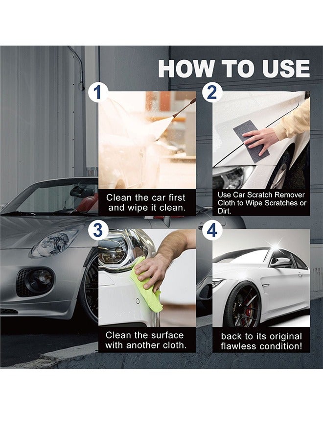 Nano Flash Cloth Car Scratch Removal 6Pcs 2024 Upgraded Car Scratch Repair Cloth Is Suitable For Car Surface Scratches, Namib Is Suitable For Small And Medium Size Scratches On The Car Surface
