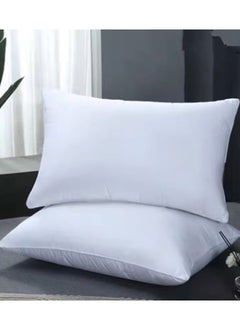 MAXQON Set of 2-Bed Pillow Single Piping Hotel Standard Extra Soft Microfiber Anti Allergic&Anti-bacterial,  Size(50x70CM)  - Image 2