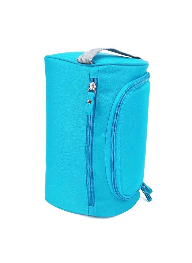 Styleys Styleys Hanging Travel Toiletry Bag, Waterproof Dopp Kit for Shaving Makeup Accessories, Men Cosmetic Organizer with Large Capacity, for Gym, Camping (Sky Blue S1622)  - Image 4