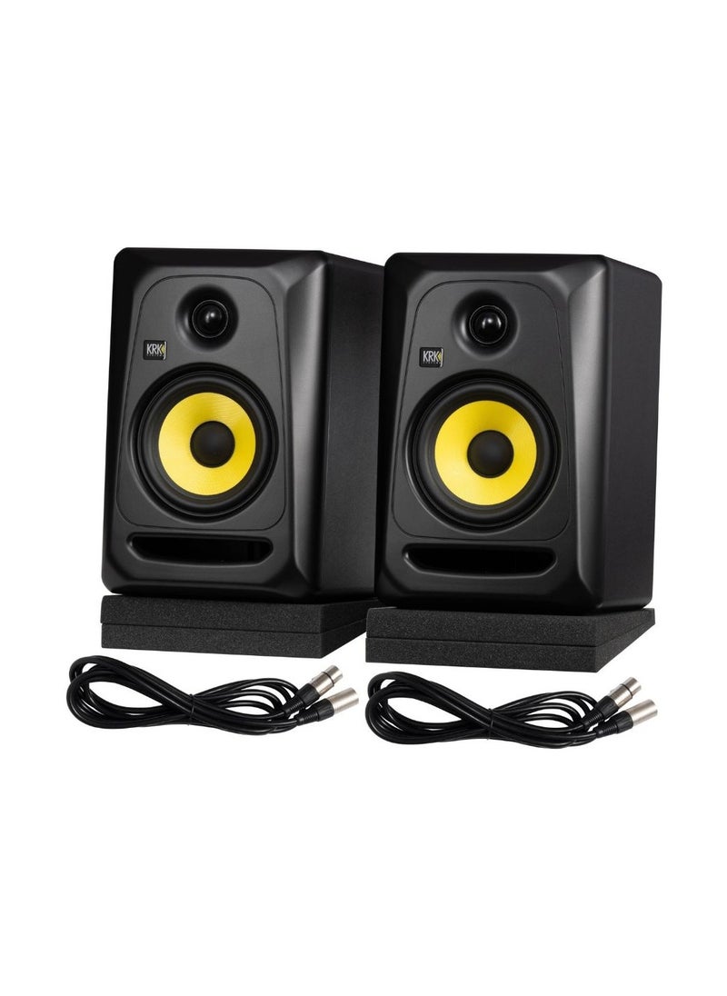 KRK - KRK Classic 5 Near-Field 2-Way Studio Monitor Pair -Black - Image 1