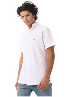 WHITE RABBIT White Mandarin Trendy Shirt  - Image 2