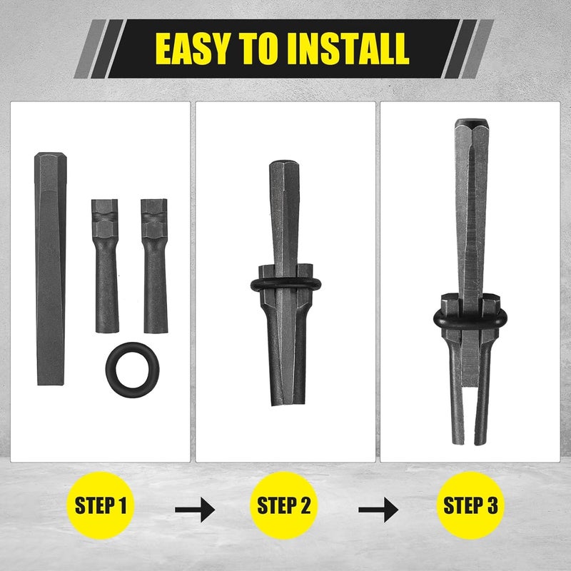 FLK Tech 10 Pack 5/8" Plug Wedges and Feather Shims Concrete Rock Stone Splitter Hand Tools 16mm, Stone Splitting Tools - Image 4