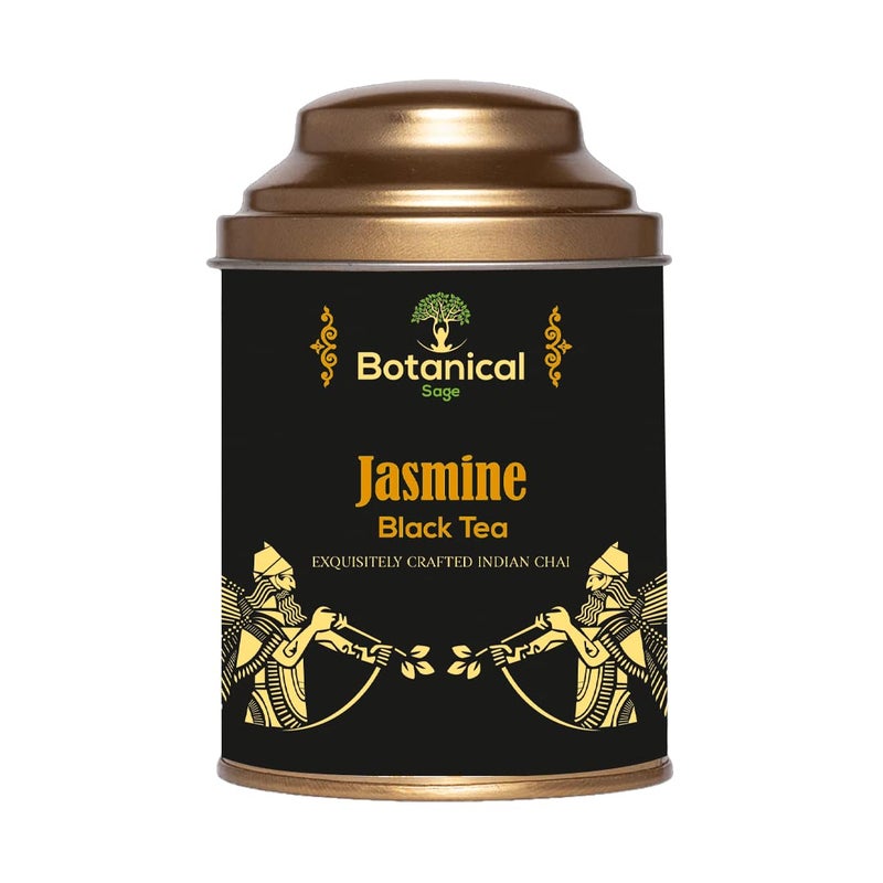 Botanical Sage- Jasmine Black Tea 100g | Darjeeling Black Tea With Jasmine Flower | Selelcted | Luxury Tea - Image 1